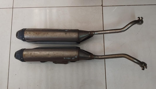 Yamaha XT660 Stock Exhausts