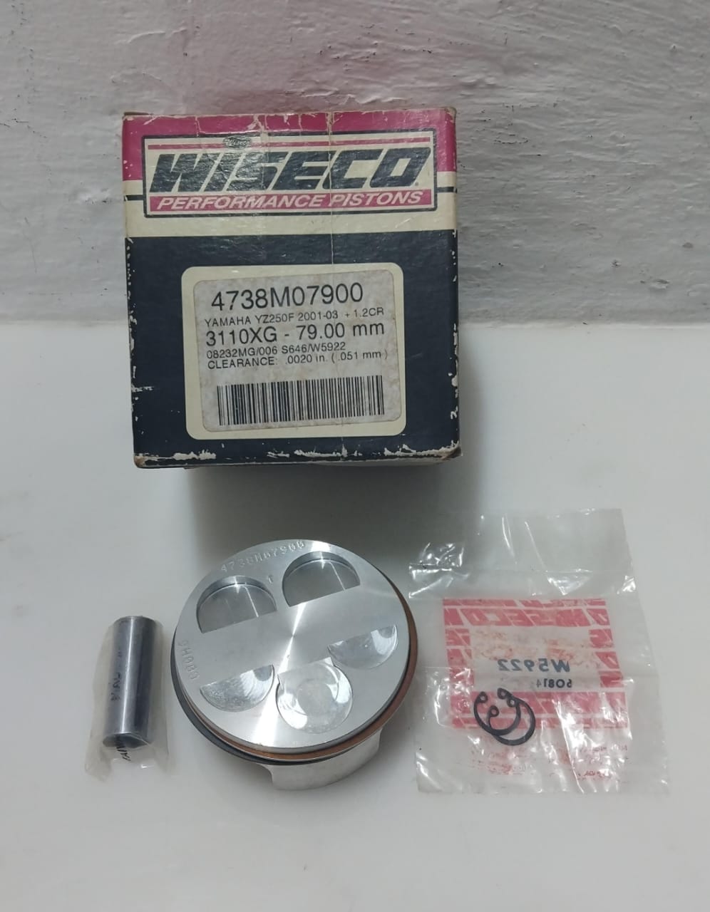 Yamaha YZ250F Piston Kit 79.00mm