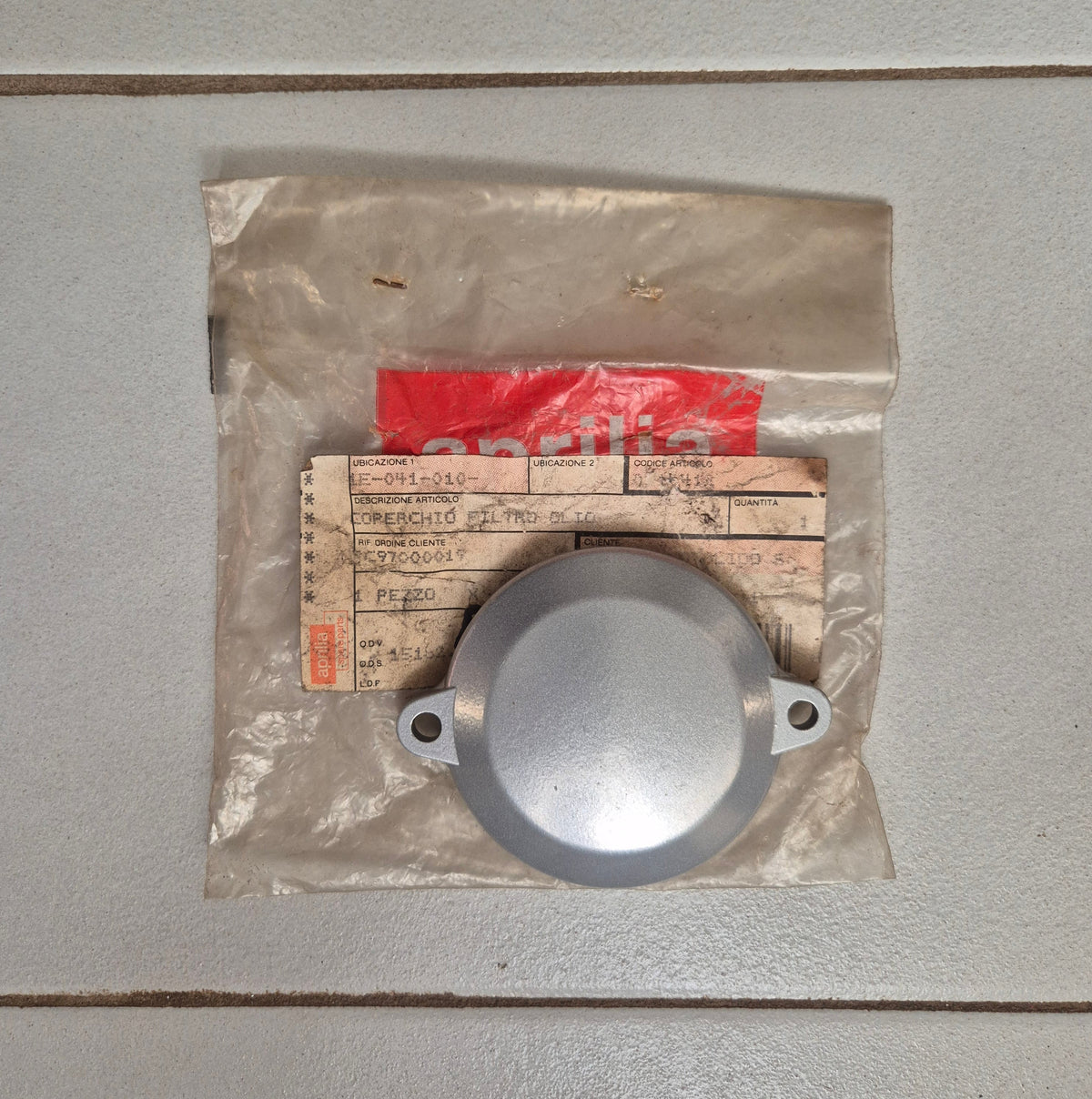 Aprilia Moto 6.5 Pegaso 650 Oil Filter Cover