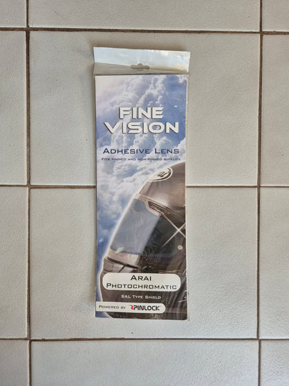 Arai SAL Series Photochromic Fine Vision Adhesive Lens