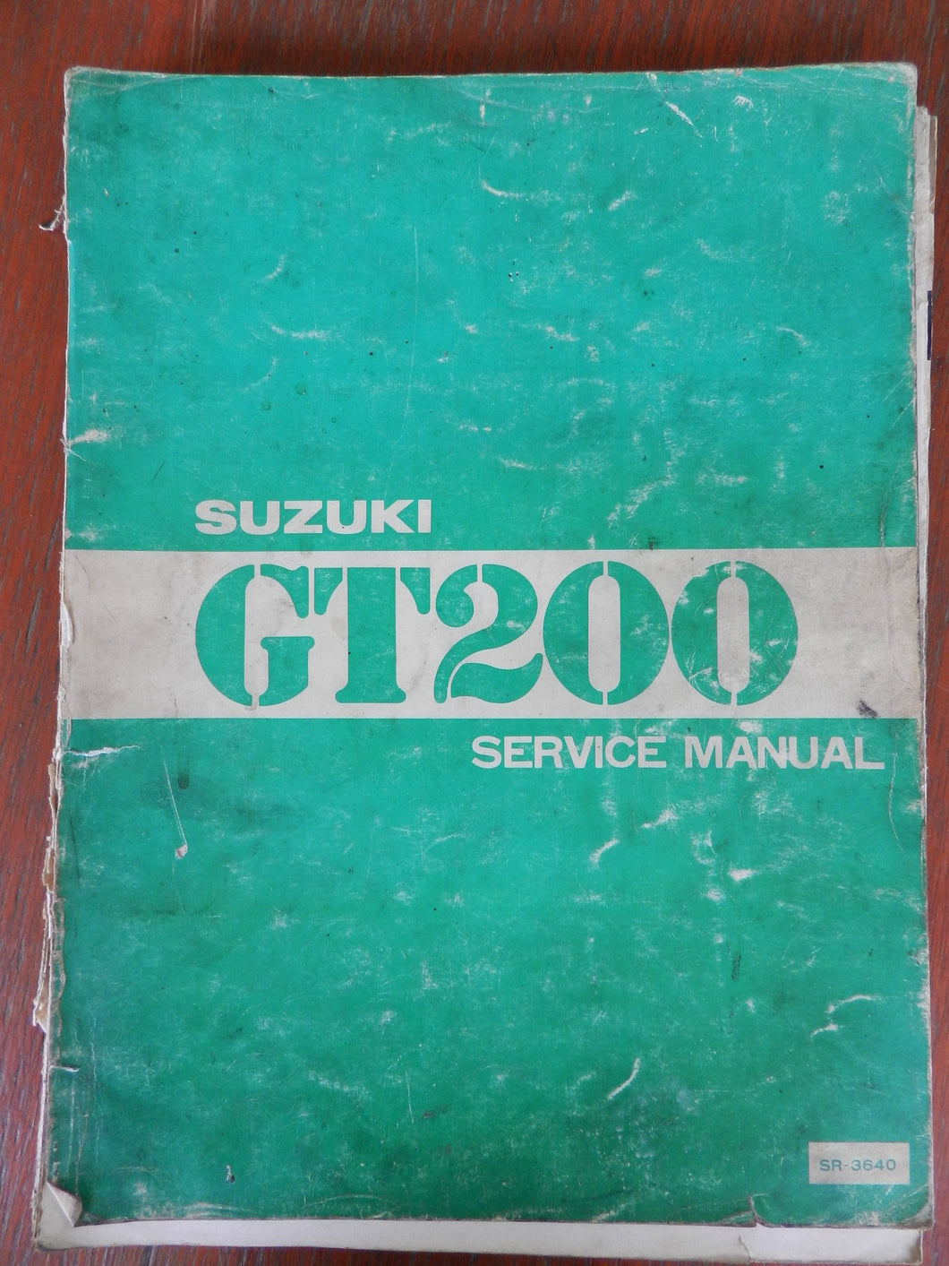 Suzuki GT200E GT200 Service Manual - Montclair Motorcycles Online