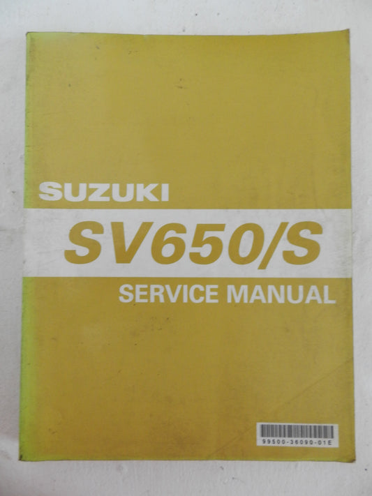 Suzuki SV650 SV650S Service Manual