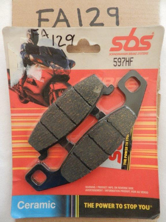 Kawasaki GPX400R GPZ400R ZZR400 GPX600R ZZR600 GPZ900R ZZR1100 Rear Brake Pads - Montclair Motorcycles Online