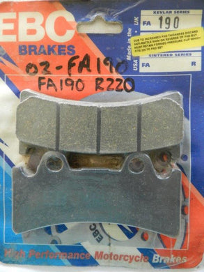 Yamaha YZF750 FZR1000 Ex Up Front Brake Pads - Montclair Motorcycles Online