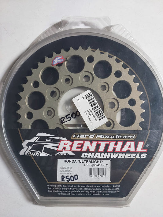 Honda CBR600F VF750 CB1000F CBR1100 Renthal-agtertandwiel