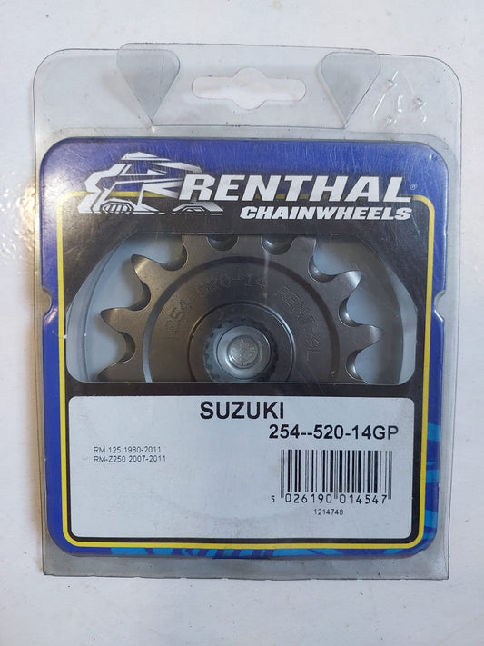 Suzuki RM125 RM-Z250 Renthal voorste tandwiel