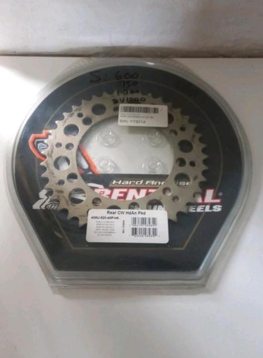 Suzuki GSXR600 GSXR750 GSXR1000 Renthal-agtertandwiel